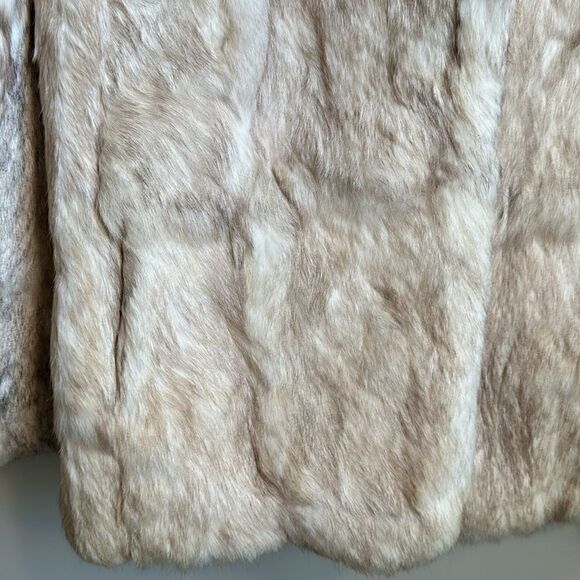 Vintage Rabbit Fur Jacket Made in Hong Kong L - Picture 3 of 11
